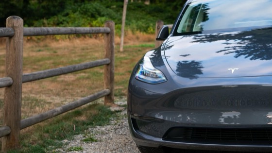 Tesla Model Y 2022 Gray photo 7